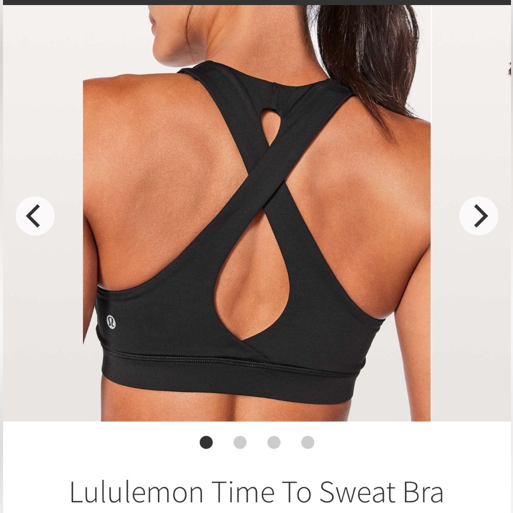 Lululemon Time to Sweat Sports Bra sz 2